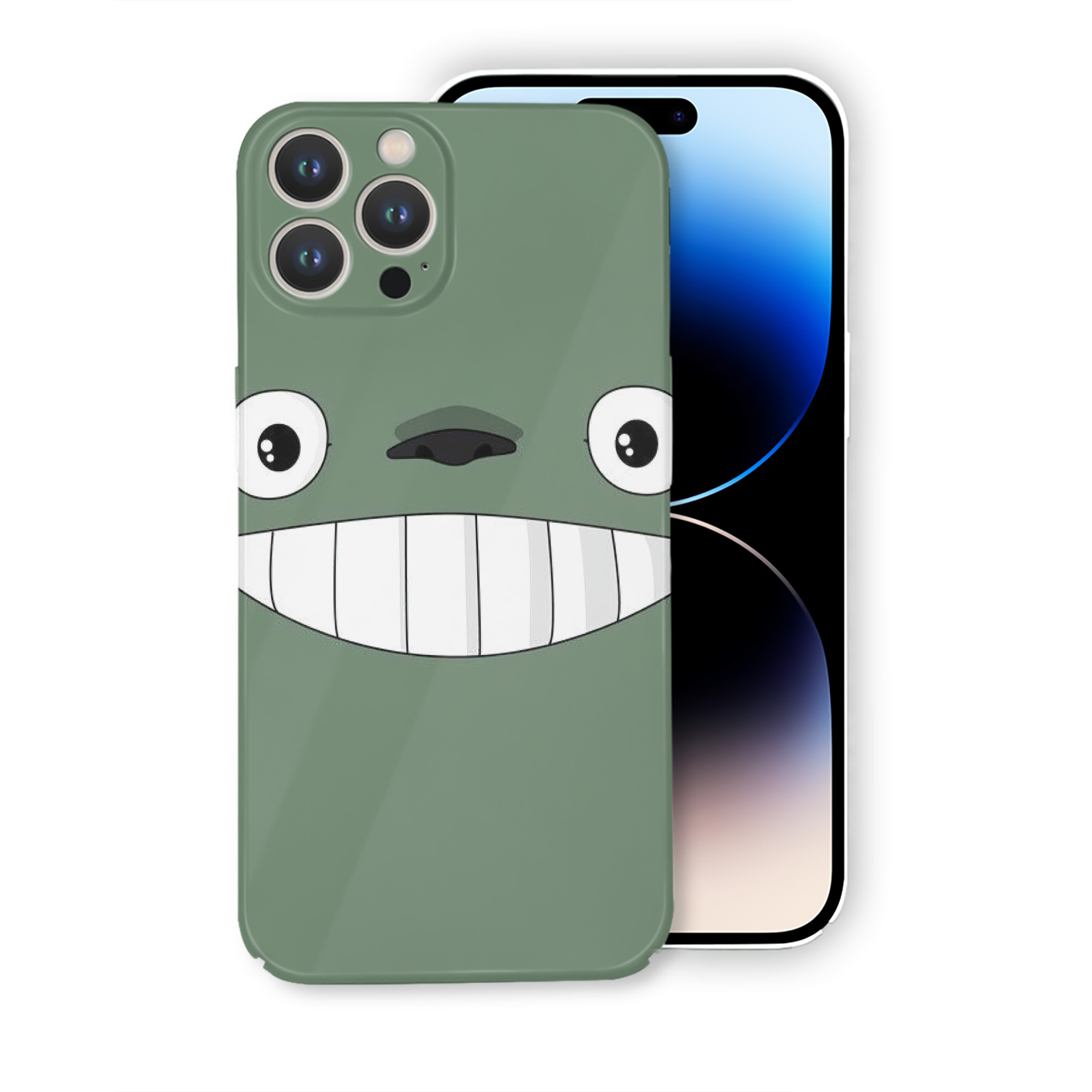 （画像用） となりのトトロ 草壁メイ 草壁サツキ My Neighbor Totoro Satsuki Kusakabe Mei Kusakabe 【iPhone 14シリーズ対応】ハードケース